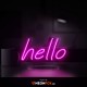 Hello - Tabletop Neon Light