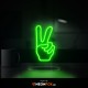 V-Sign - Tabletop Neon Light