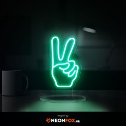 V-Sign - Tabletop Neon Light V-Sign - Tabletop Neon Light
