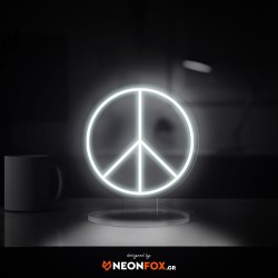 Symbol of Peace - Tabletop Neon Light Symbol of Peace - Tabletop Neon Light