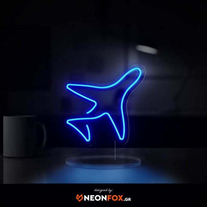 Plane - Tabletop Neon Light