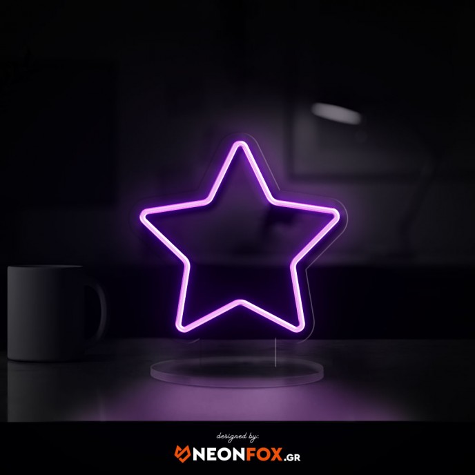 Star - Tabletop Neon Light