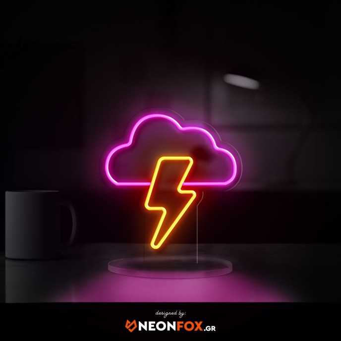 Thunder 1 - Tabletop Neon Light