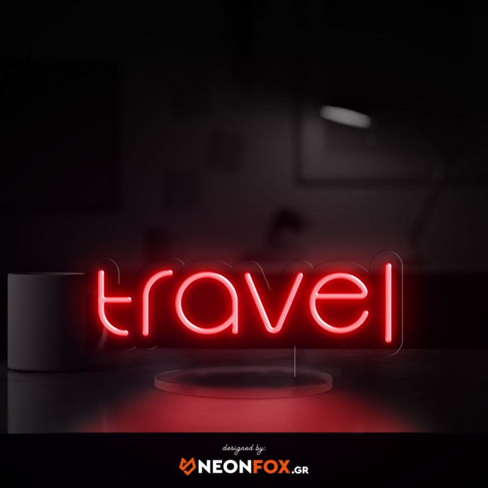 Travel - Tabletop Neon Light