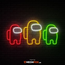 Among Us Triple - NEON LED Sign Among Us Triple - NEON LED Sign