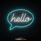 Hello Bubble - NEON LED Sign