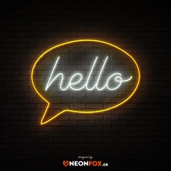 Hello Bubble - NEON LED Sign Hello Bubble - NEON LED Sign