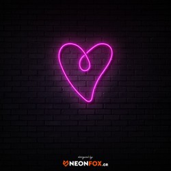 Twisted Heart - NEON LED Sign Twisted Heart - NEON LED Sign