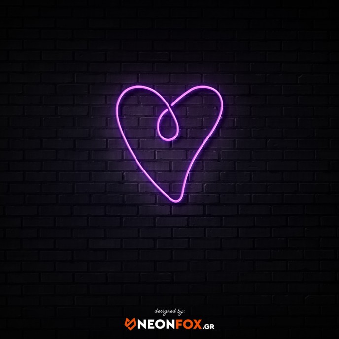 Twisted Heart - NEON LED Sign