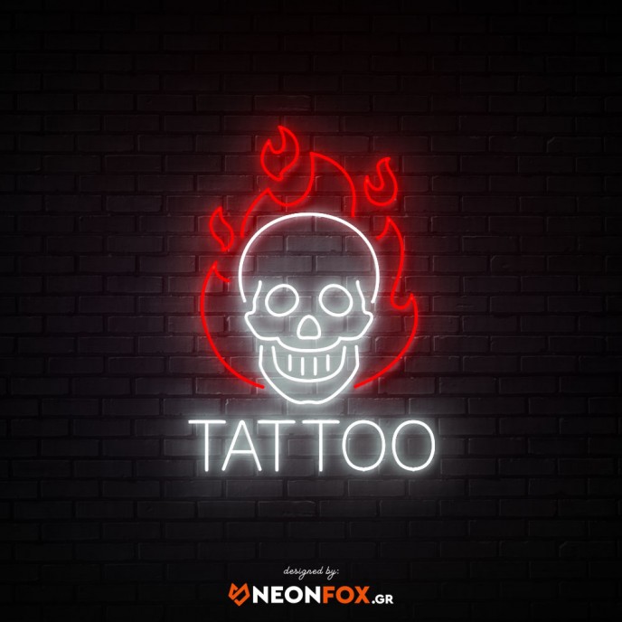 Skull Tattoo - NEON LED Sign