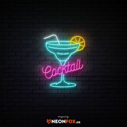 Cocktails Glass - NEON LED Sign Cocktails Glass - NEON LED Sign
