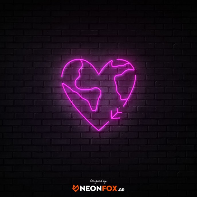 Travel Heart - NEON LED Sign