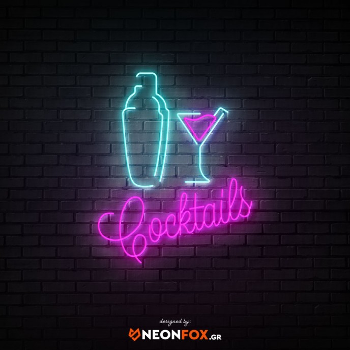 Cocktails2 - NEON LED Sign