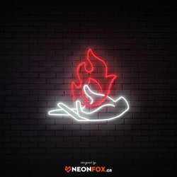 Hand Fire - NEON LED Sign Hand Fire - NEON LED Sign