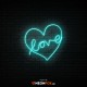 Heart Love2 - NEON LED Sign