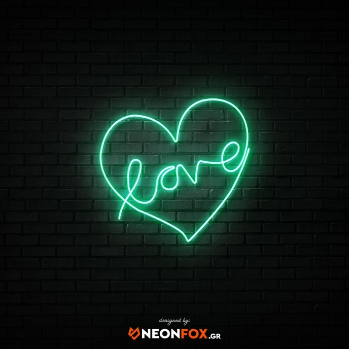 Heart Love2 - NEON LED Sign