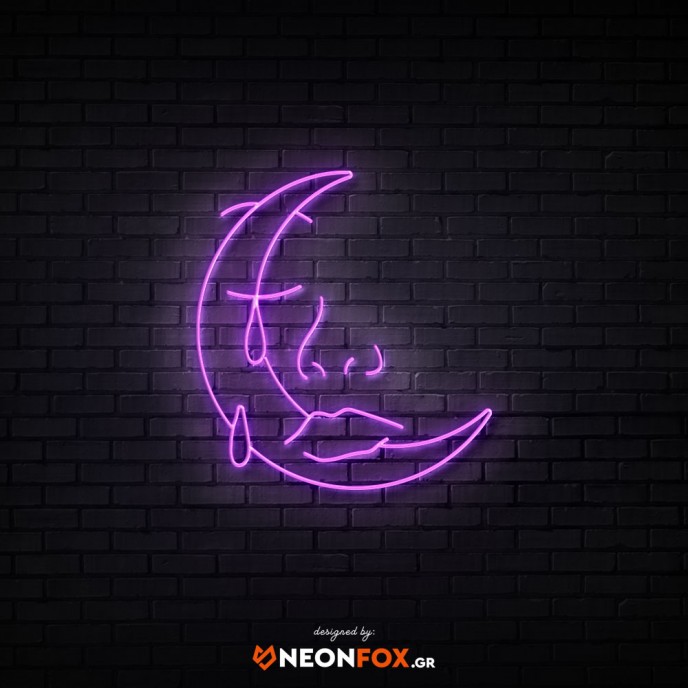 Cry Moon - NEON LED Sign