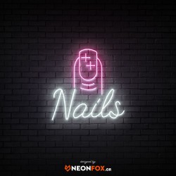 Nails- NEON LED Sign Nails- NEON LED Sign