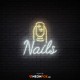 Nails- NEON LED Sign