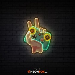 Hand With Controller - NEON LED Artwork Hand With Controller - NEON LED Artwork