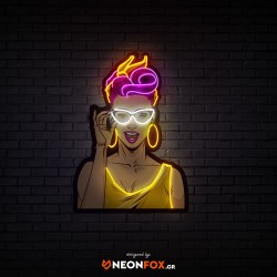 Pop Art Lady - NEON LED Artwork  Pop Art Lady - NEON LED Artwork