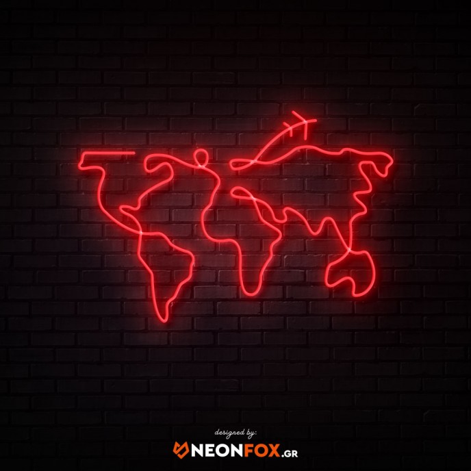 Travel World - NEON LED Sign