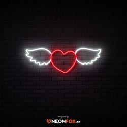 Heart with wings - NEON LED Sign Heart with wings - NEON LED Sign