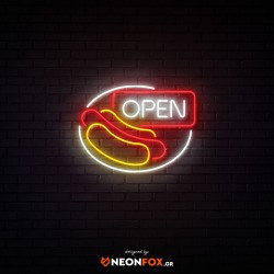 Hot dog / Open - NEON LED Sign Hot dog / Open - NEON LED Sign