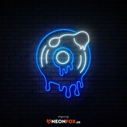 Melted disc - NEON LED Sign Melted disc - NEON LED Sign
