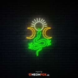 Snake on the moon2 - NEON LED Sign Snake on the moon2 - NEON LED Sign