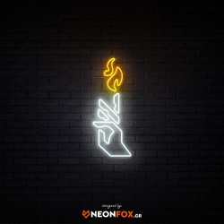 Burning Hand - NEON LED Sign Burning Hand - NEON LED Sign