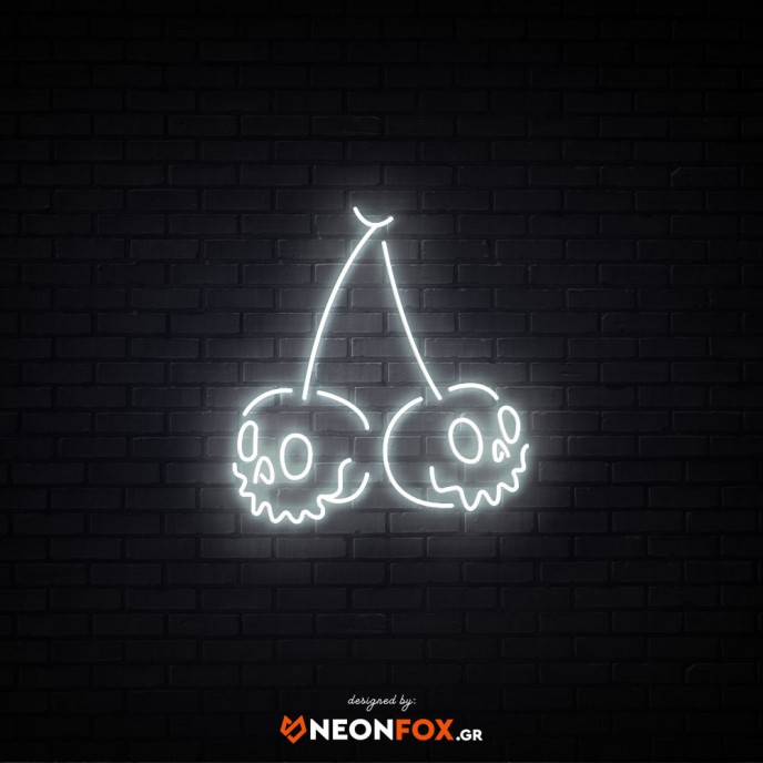 Skull Cherry - Επιγραφή ΝΕΟΝ LED