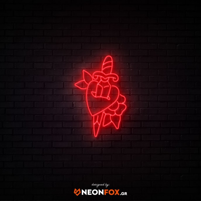 Μαχαίρι - Επιγραφή ΝΕΟΝ LED