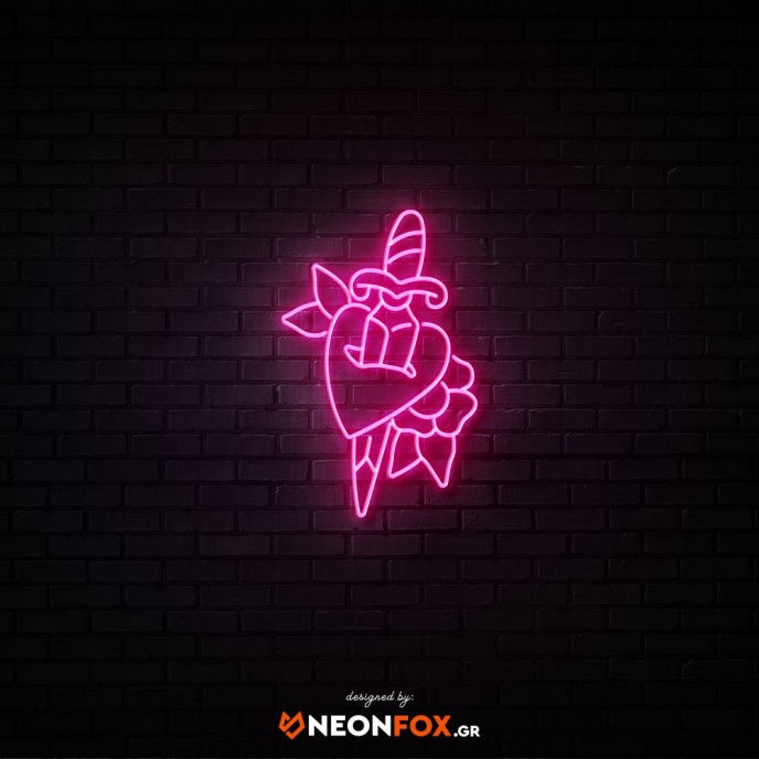 Μαχαίρι - Επιγραφή ΝΕΟΝ LED