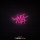 Wake up - Επιγραφή ΝΕΟΝ LED