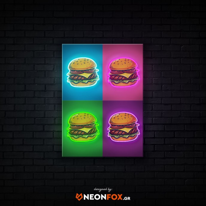 Burgers 2 - NEON LED Artwork