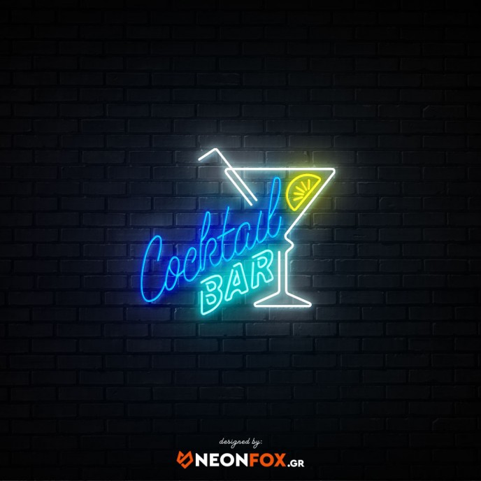 Cocktail bar - Επιγραφή ΝΕΟΝ LED Cocktail bar - Επιγραφή ΝΕΟΝ LED
