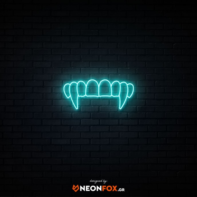 Vampire Teeth - NEON LED Sign