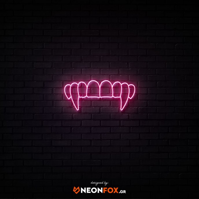 Vampire Teeth - NEON LED Sign