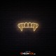 Vampire Teeth - NEON LED Sign