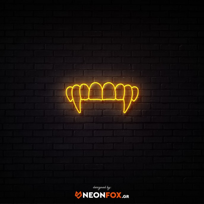 Vampire Teeth - NEON LED Sign