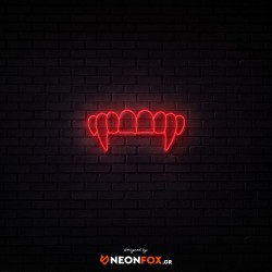 Δόντια-Βαμπίρ - Επιγραφή ΝΕΟΝ LED