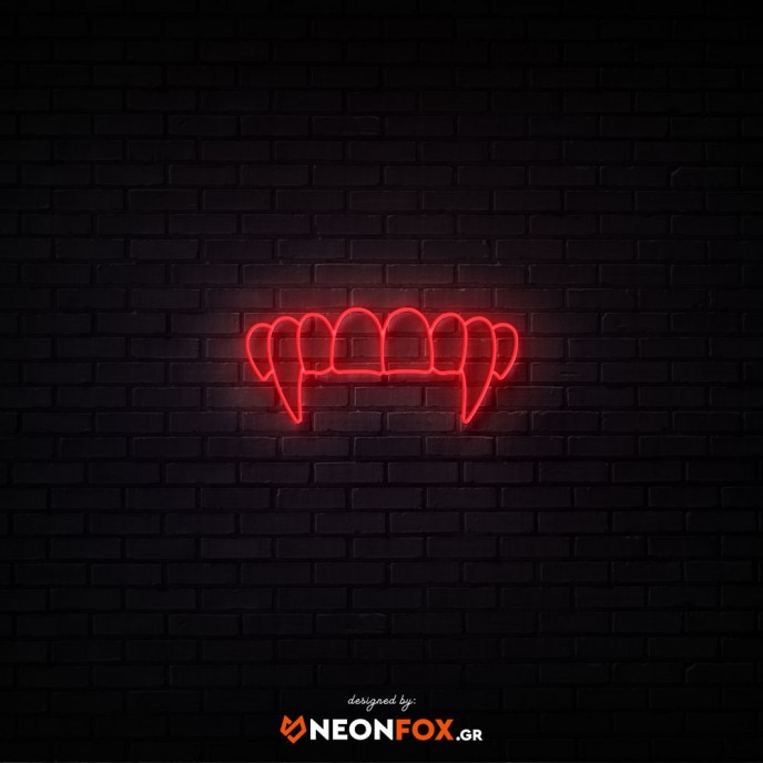 Vampire Teeth - NEON LED Sign