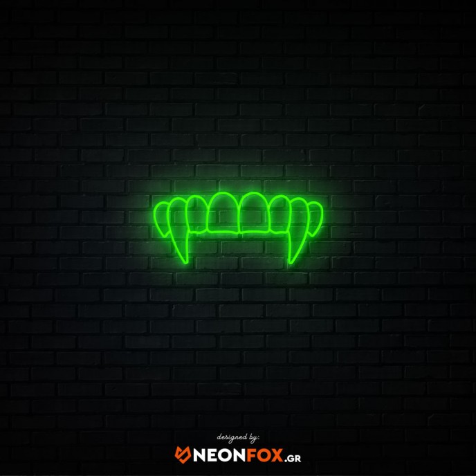 Vampire Teeth - NEON LED Sign