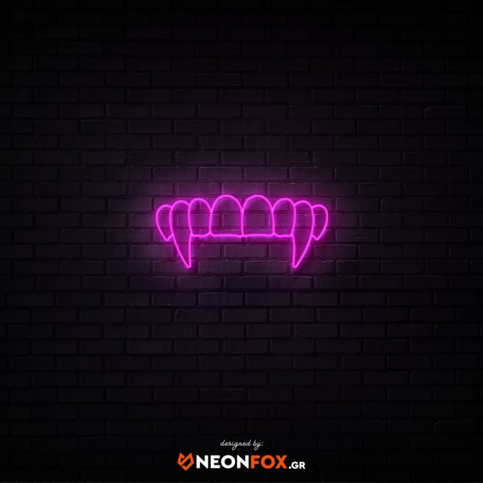 Vampire Teeth - NEON LED Sign