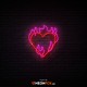 Flame heart - NEON LED Sign Flame heart - NEON LED Sign