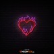 Flame heart - NEON LED Sign Flame heart - NEON LED Sign