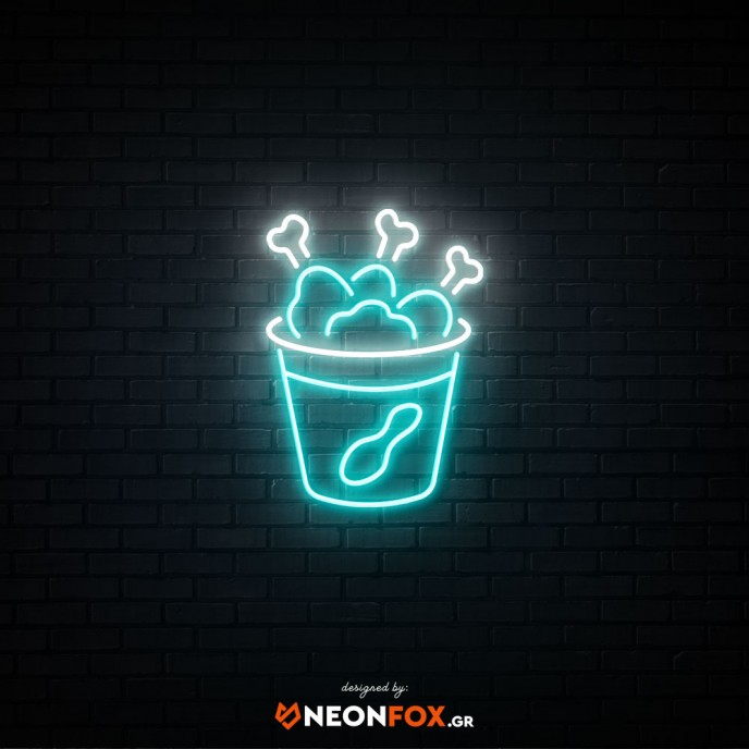 Κοτομπουκίες - Επιγραφή ΝΕΟΝ LED