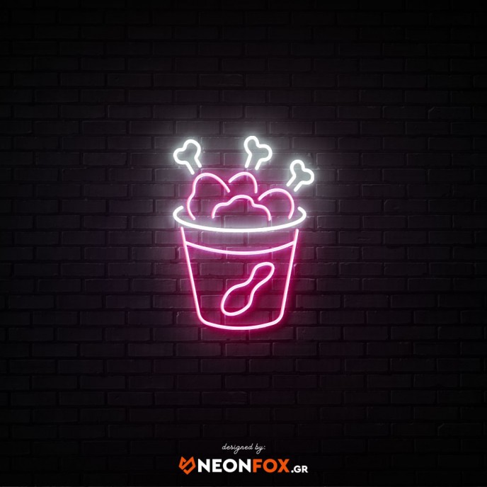 Κοτομπουκίες - Επιγραφή ΝΕΟΝ LED