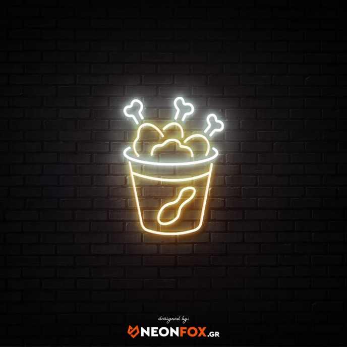 Κοτομπουκίες - Επιγραφή ΝΕΟΝ LED